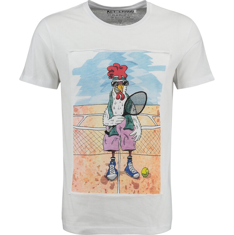 Key Largo Tričko Tennis Chicken svetlomodrá / svetločervená / čierna / 62184509