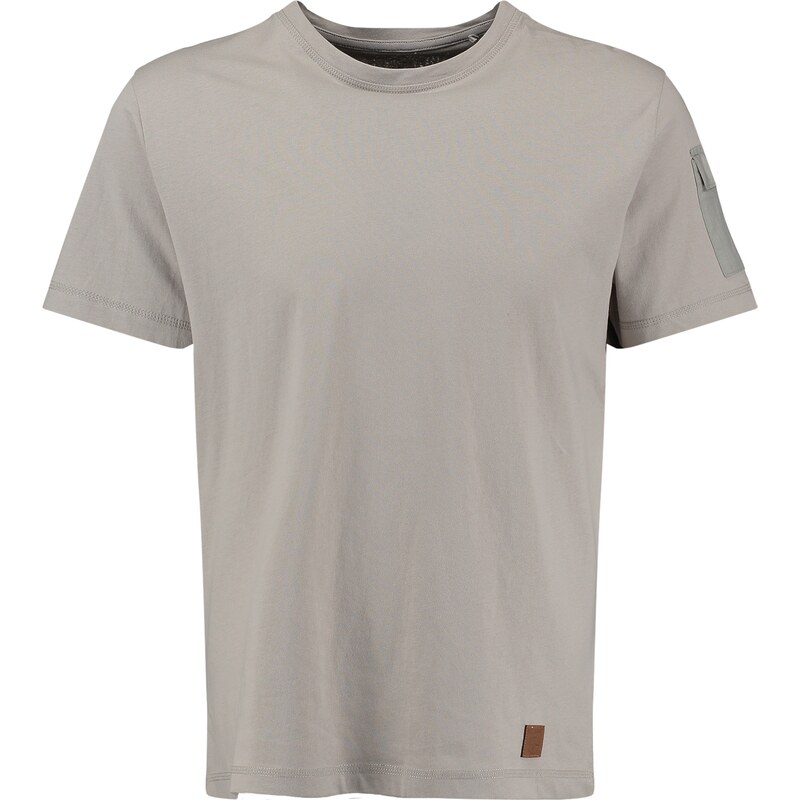 Key Largo Tričko Cover sivá / šedobiela 62185036