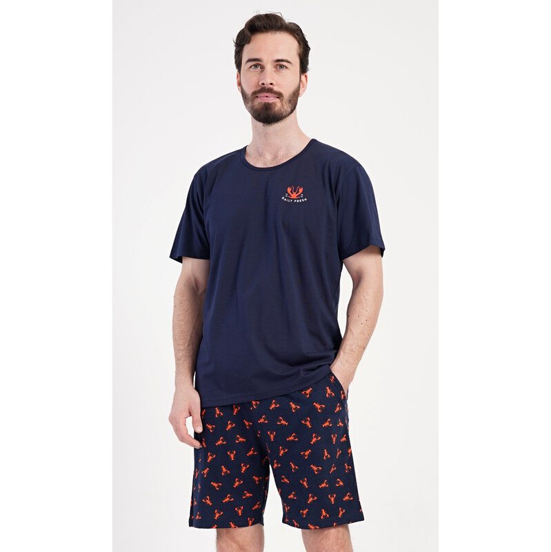 Vienetta MAN Pánske pyžamo šortky Rudolf 62182639