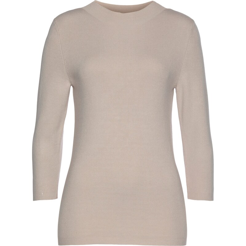 LASCANA Sveter béžová melírovaná 62660941