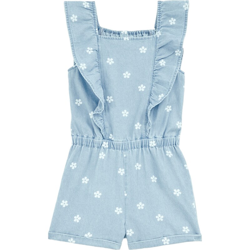 WE Fashion Overal modrá denim / biela 62184611