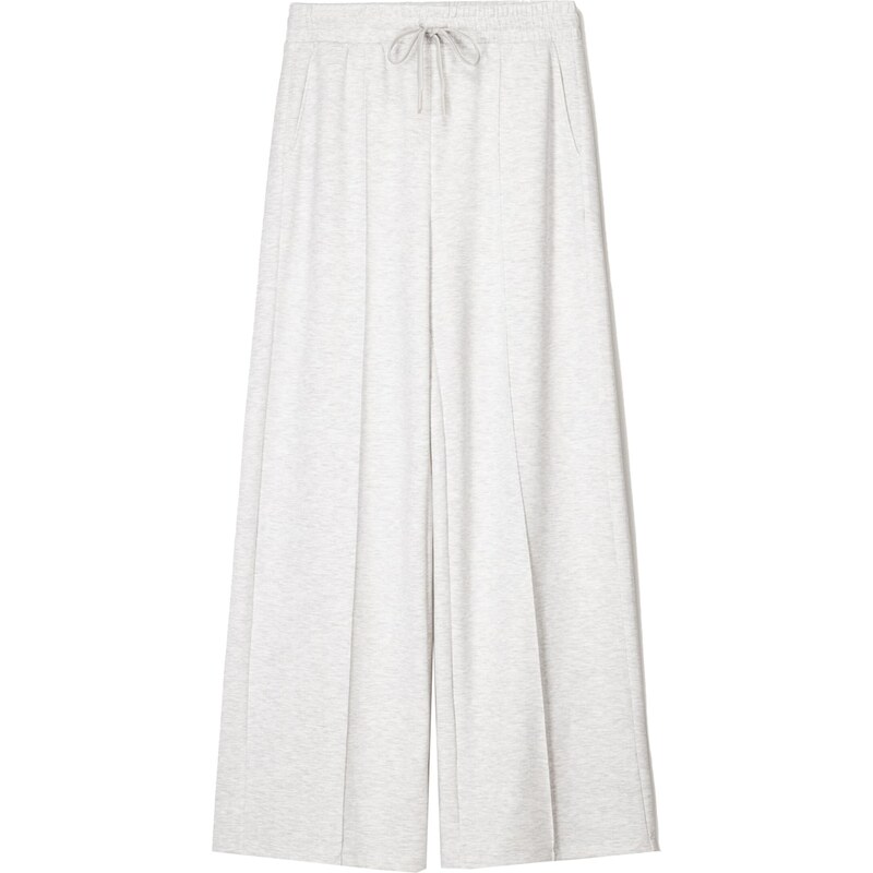 Bershka Nohavice sivá melírovaná 62184656