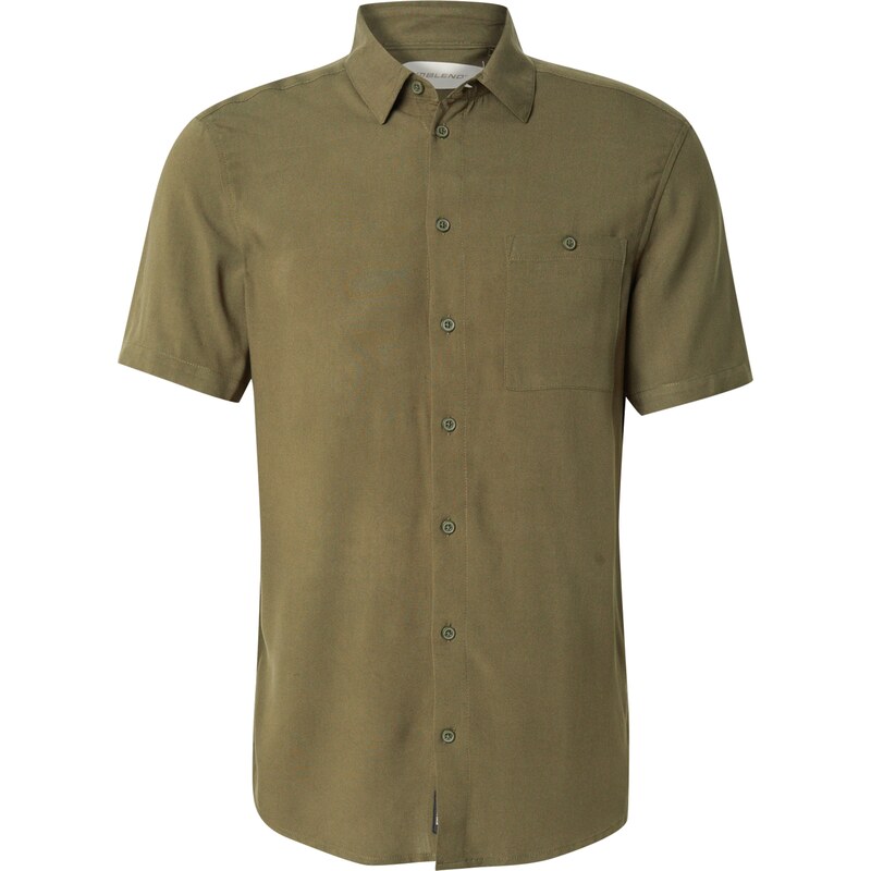 BLEND Košeľa olivová 62184806