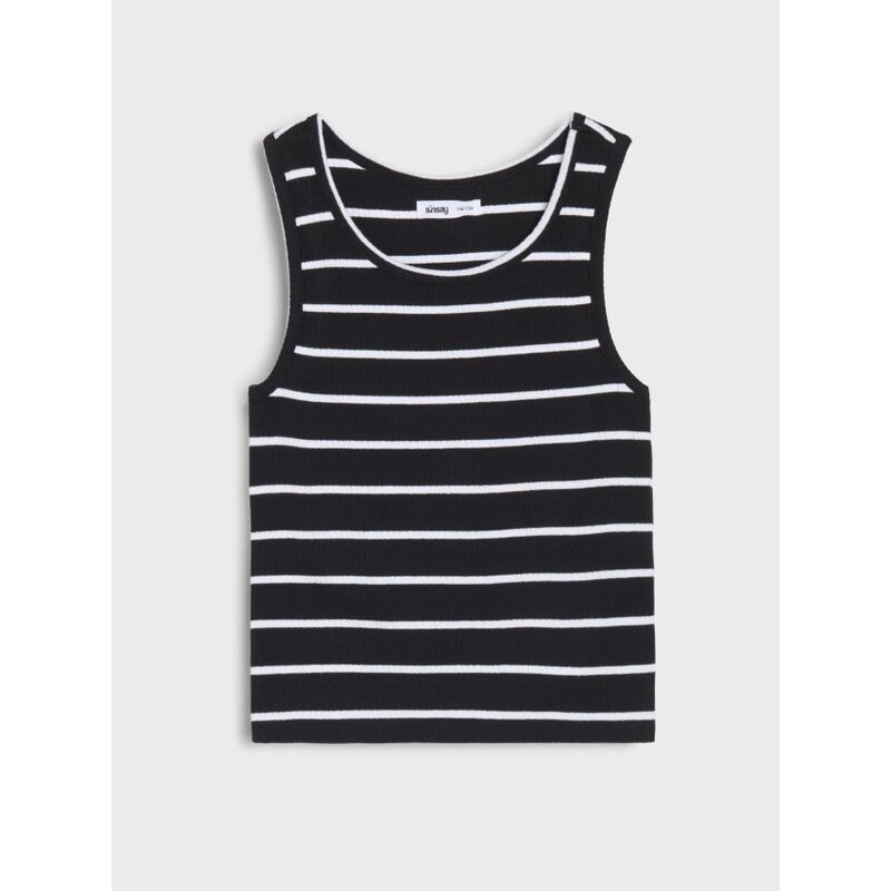 Sinsay - Tričko s krátkym rukávom - čierna 65754968