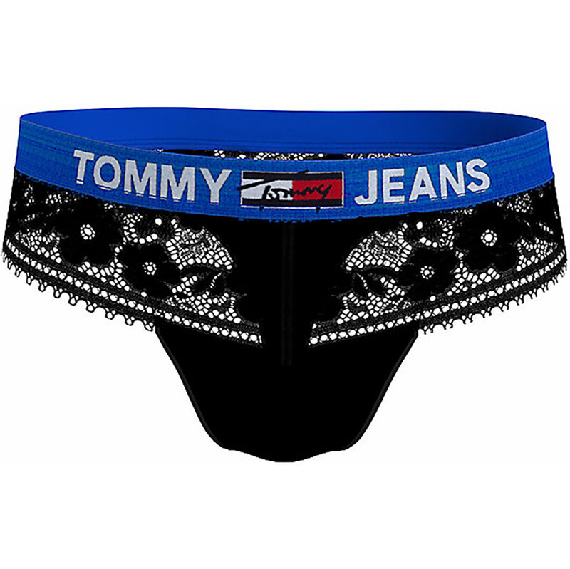 Dámske džínsové čipkované tangá UW0UW03950-BDS - Tommy Hilfiger 62190481