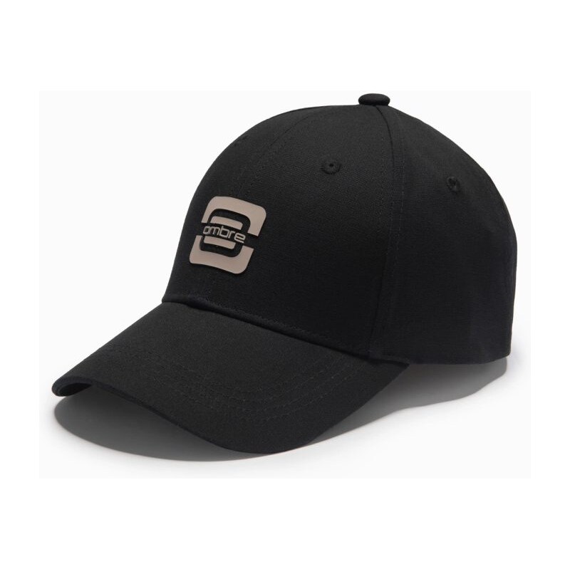 Ombre Clothing Pánska čierna šiltovka s logom V2 ACCS-0100 62190738