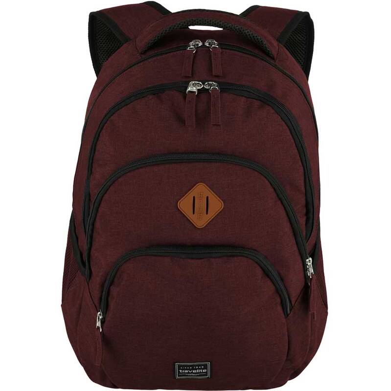 Travelite Basics Backpack Melange Bordeaux 22 l 62191603