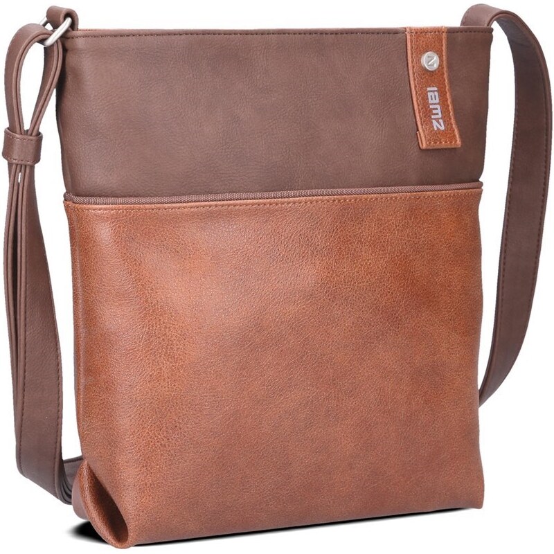 Zwei taška cez rameno JANA J10 cognac 62191743