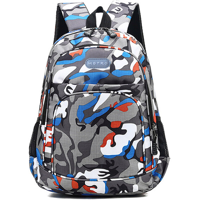 Batoh METRO LL193 - sivá/oranžová 62192584