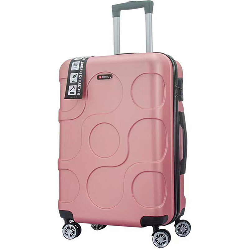 cestovný kufor METRO LLTC4/3-L ABS - ružová 62192607