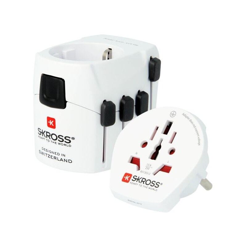 SKROSS cestovný adaptér PRO World, 6.3A max., uzemnený, vr. adaptéru 62192827