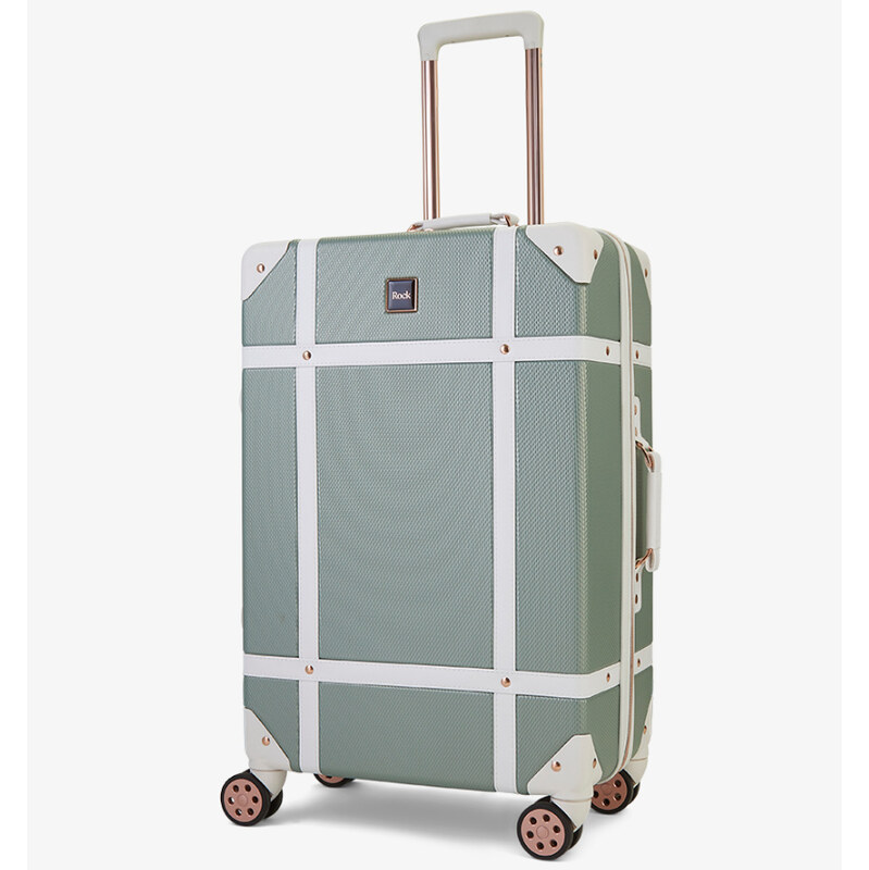 Cestovný kufor ROCK TR-0193/3-M ABS - sivozelená 62193601