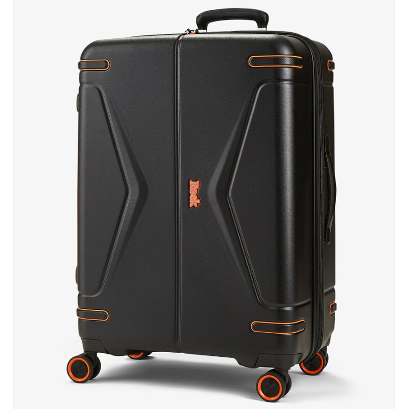 Cestovní kufr ROCK TR-0251/3-M ABS - černá 72 l + 20% expander 62193660