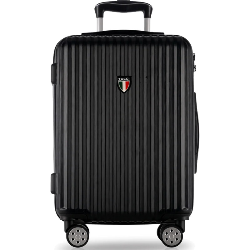 cestovný kufor TUCCI Banda T-0274/3-L ABS - čierna 62194457
