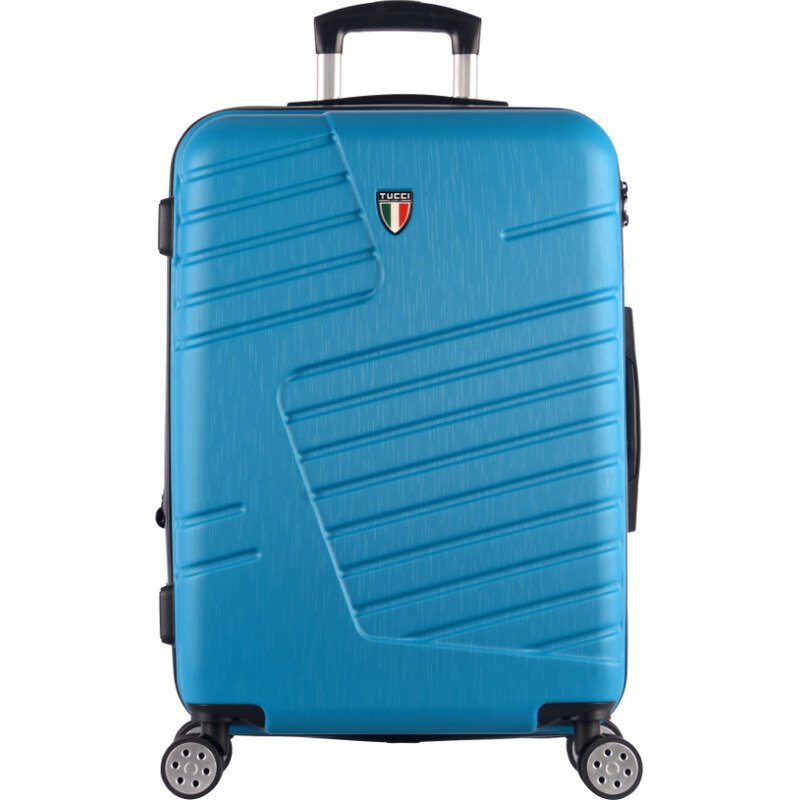 cestovný kufor TUCCI Boschetti T-0278/3-L ABS - modrá 62194465