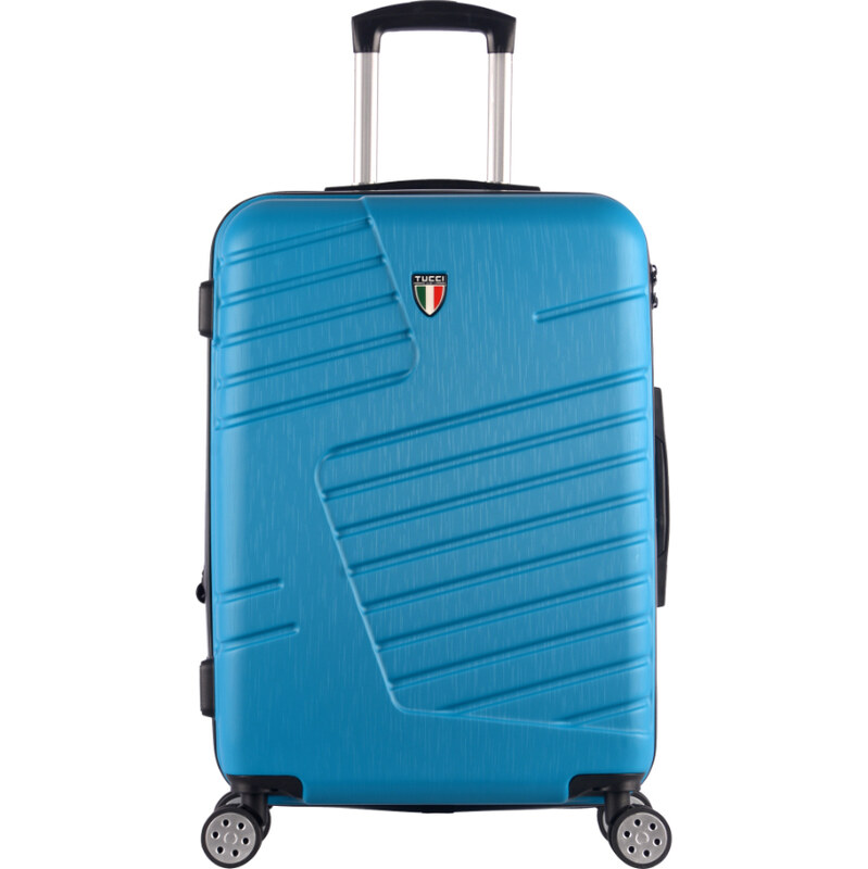 cestovný kufr TUCCI Boschetti T-0278/3-M ABS - modrá 62194476