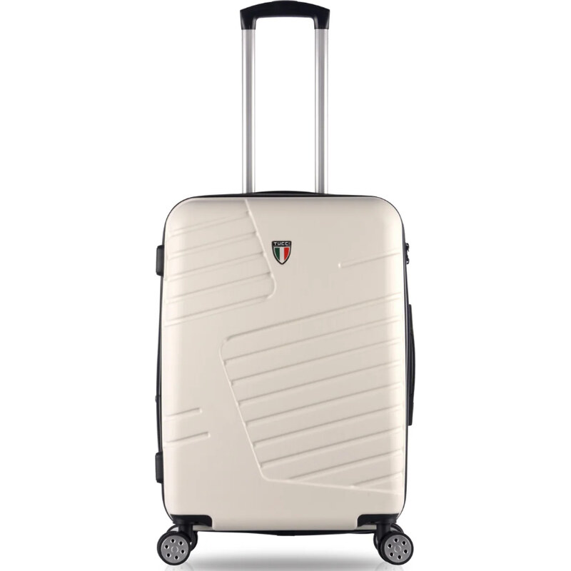 kabinová batožina TUCCI Boschetti T-0278/3-S ABS - biela 62194478