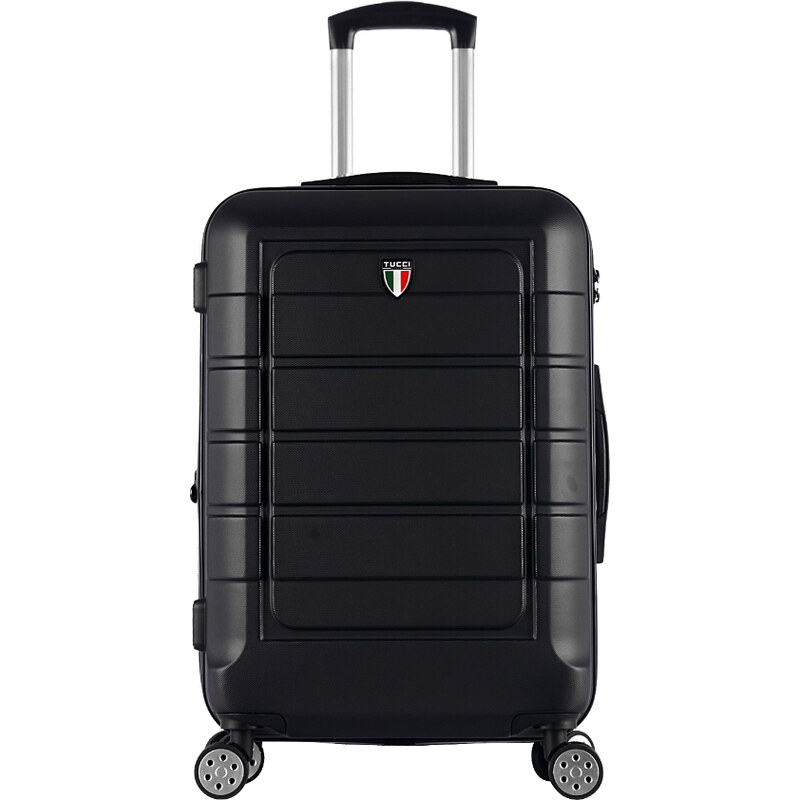 cestovný kufor TUCCI Console T-0273/3-M ABS - čierna 62194489