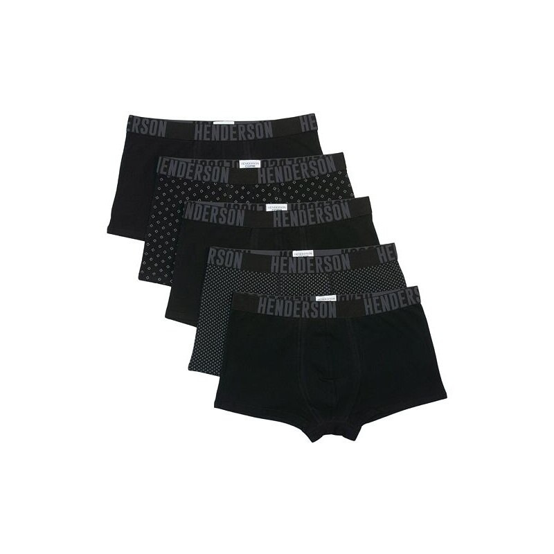 Henderson 5 v 1 balení pánskych boxeriek Optic čierne 62348587