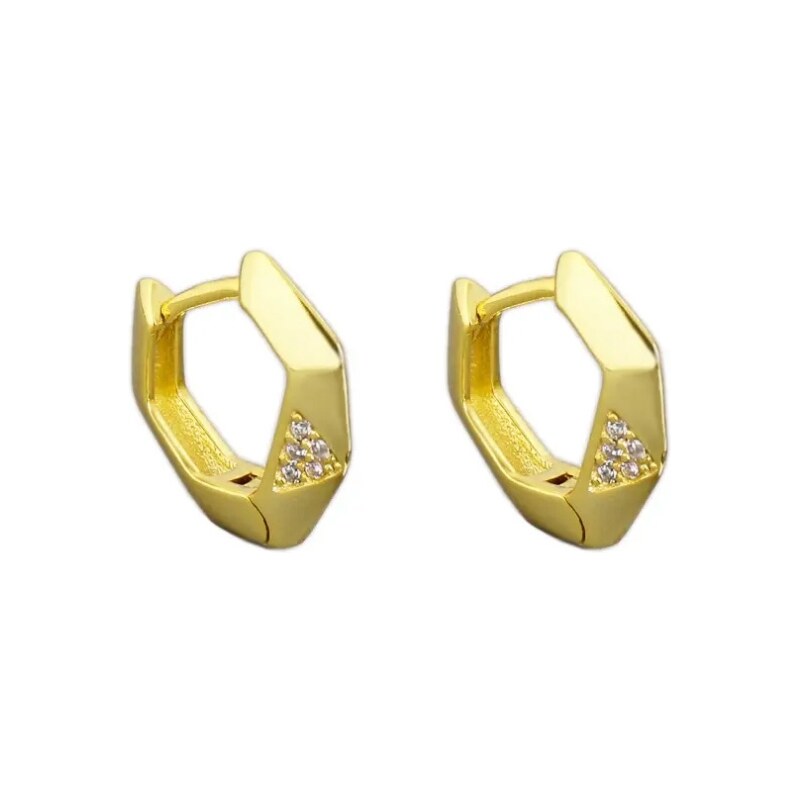 MAJYA Strieborné náušnice GEBRIELE pozlátené 11752 65409137