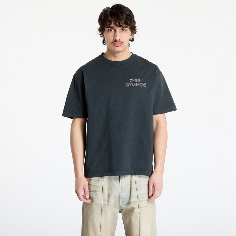 OBEY Clothing Tričko OBEY Studios Outline T-Shirt Pigment True Vintage 62197402
