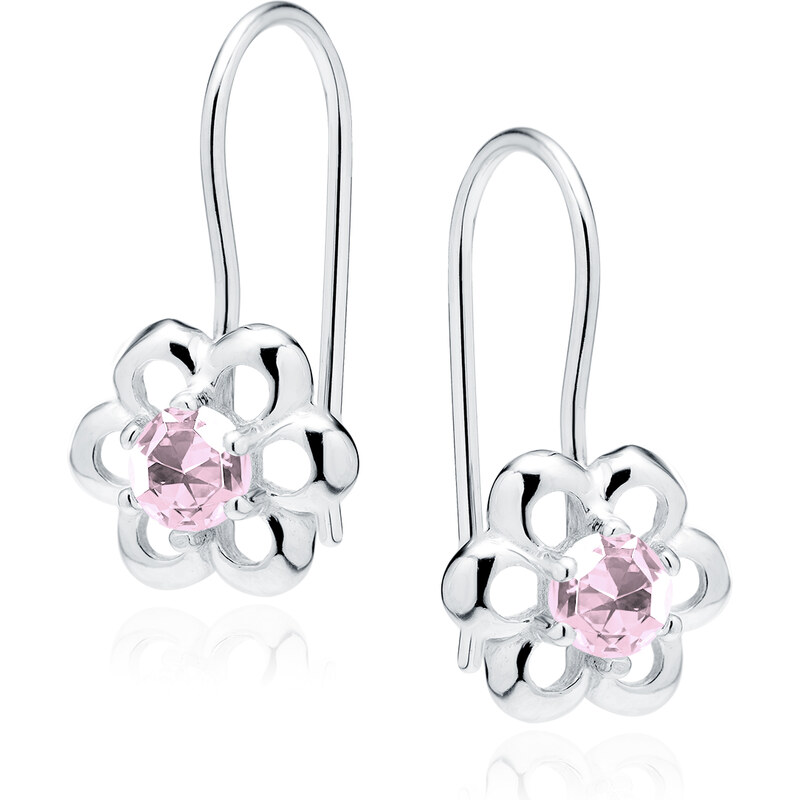 Olivie Strieborné detské náušnice s KVIETKY 1517 18125832