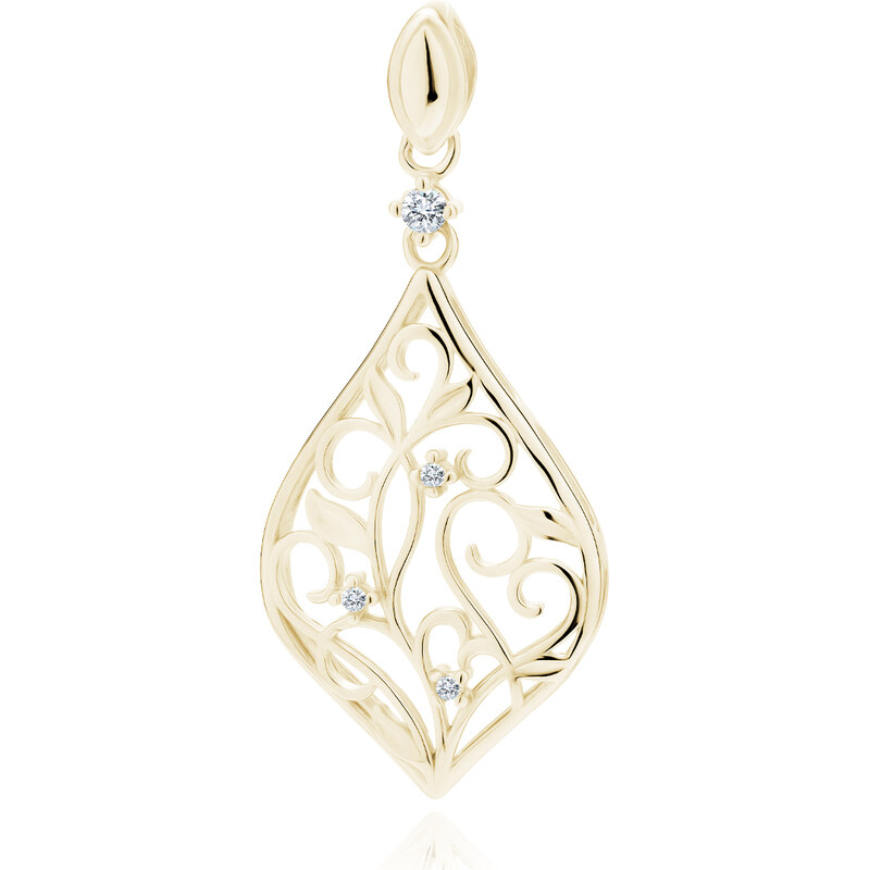 Olivie Stříbrný svatební přívěsek GOLD 9433 65048827