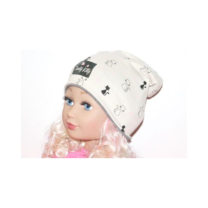 AJS Dievčenská čiapka Sweet Kitty 62199457