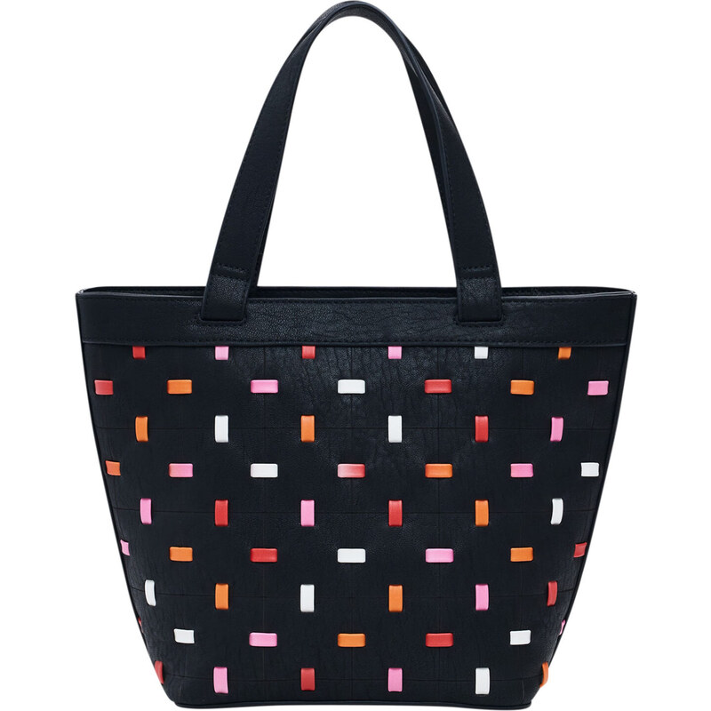 Desigual Shopper oranžová / ružová / červená / čierna 62203972