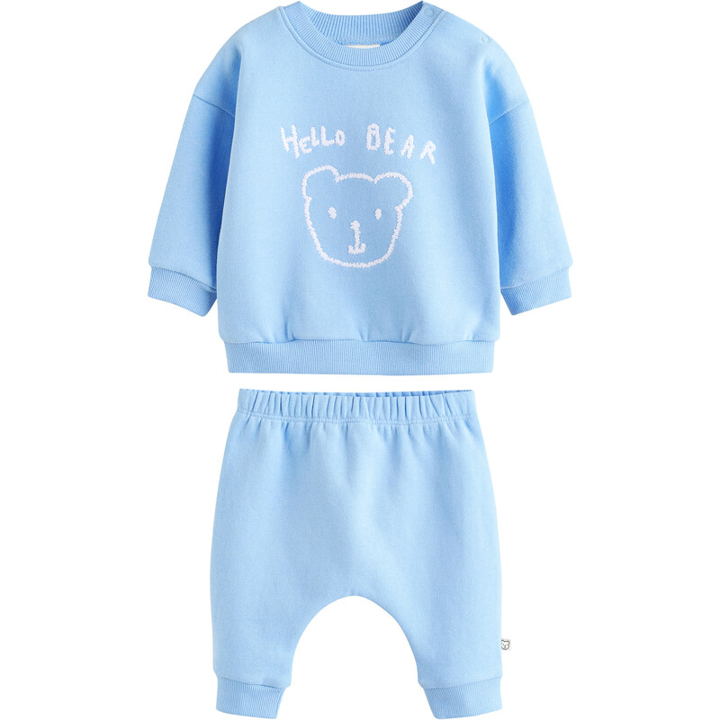 Next Joggingová súprava svetlomodrá / biela 62204024