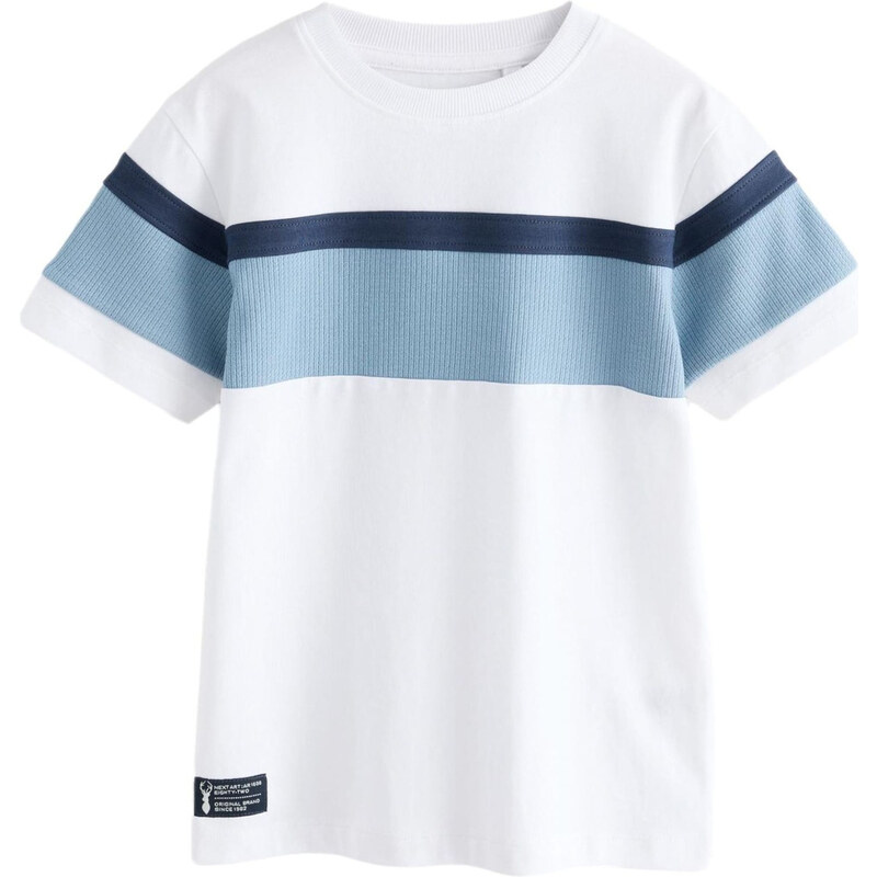 Next Tričko námornícka modrá / svetlomodrá / biela 62204038