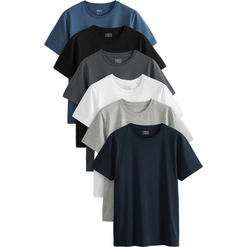 Next Tričko námornícka modrá / opálová / sivá / svetlosivá / čierna / 62204093