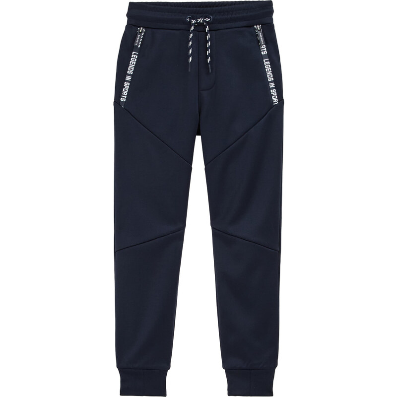 WE Fashion Nohavice námornícka modrá / biela 62204132