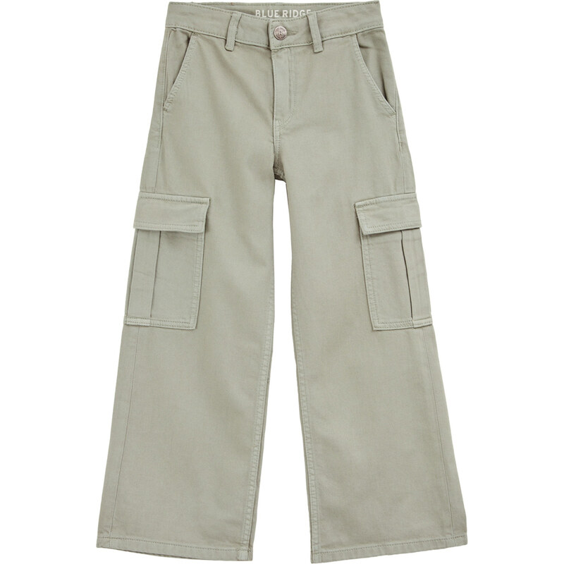 WE Fashion Nohavice pastelovo zelená 62203661