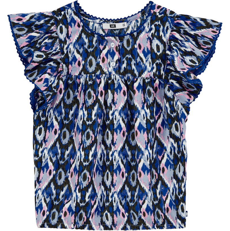 WE Fashion Blúzka modrá / ružová / čierna / šedobiela 62661959