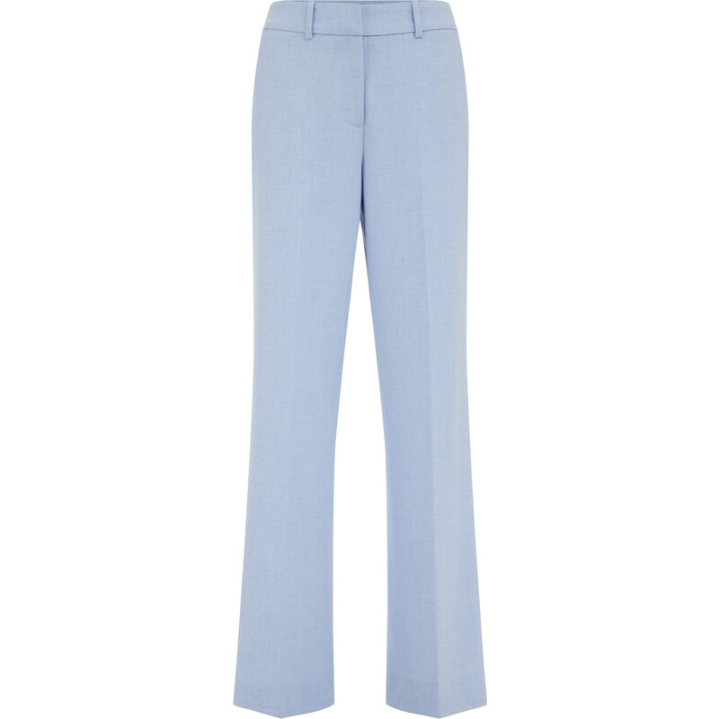 WE Fashion Nohavice s pukmi svetlomodrá 62396033