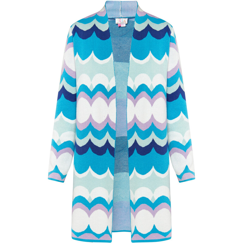 IZIA Kardigán modrá / svetlomodrá / fialová / biela 62239662
