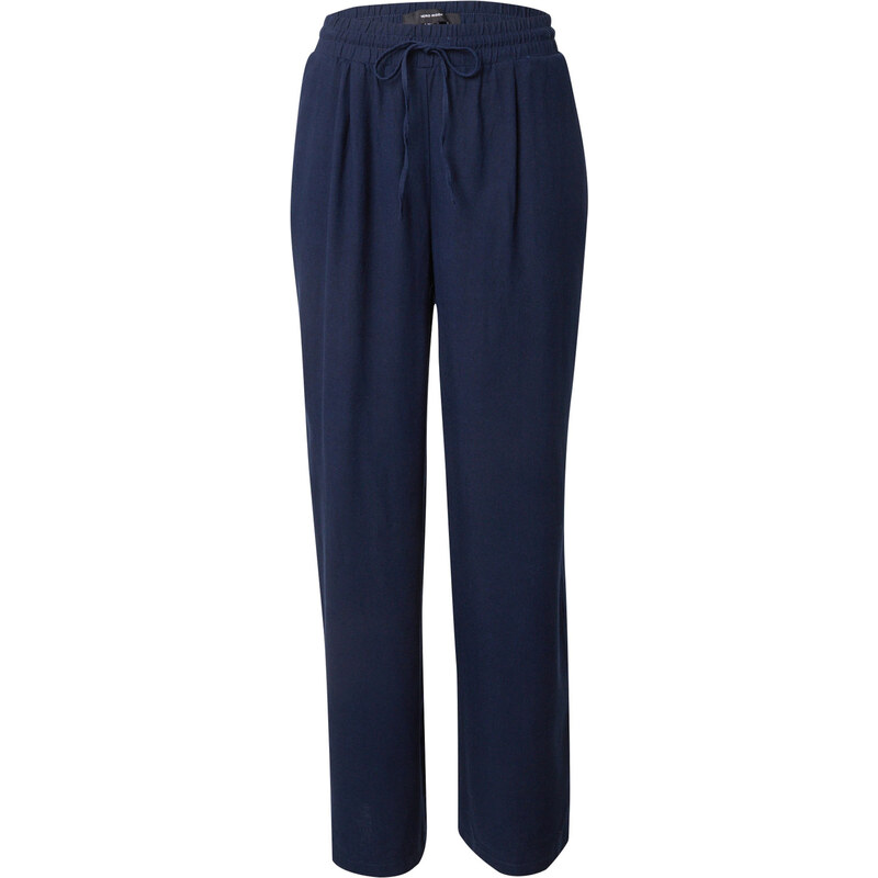 VERO MODA Plisované nohavice JESMILO námornícka modrá 63211143