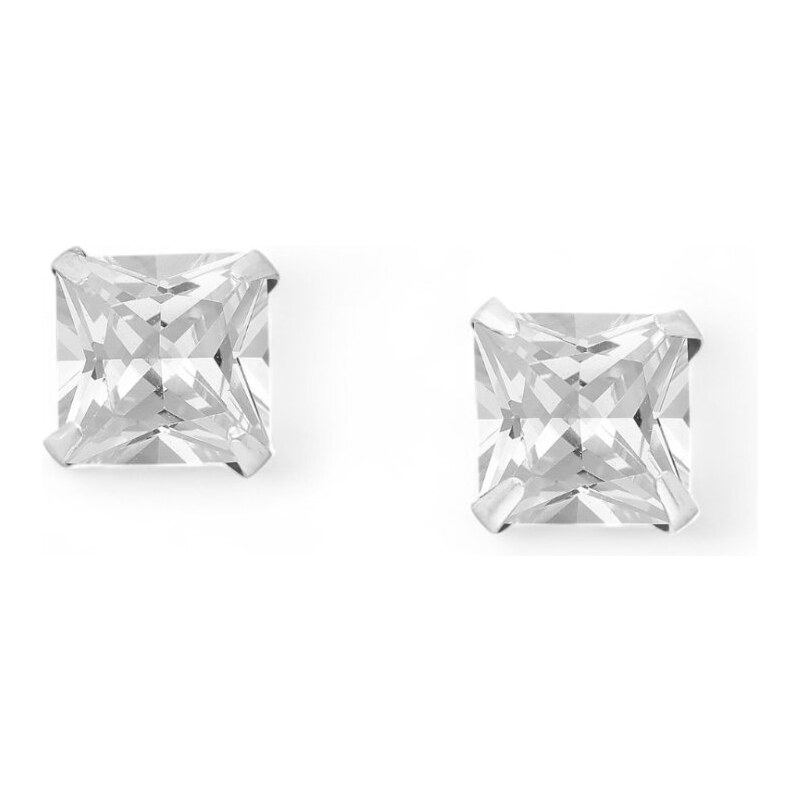 Strieborné náušnice Farah BIELE 62039991