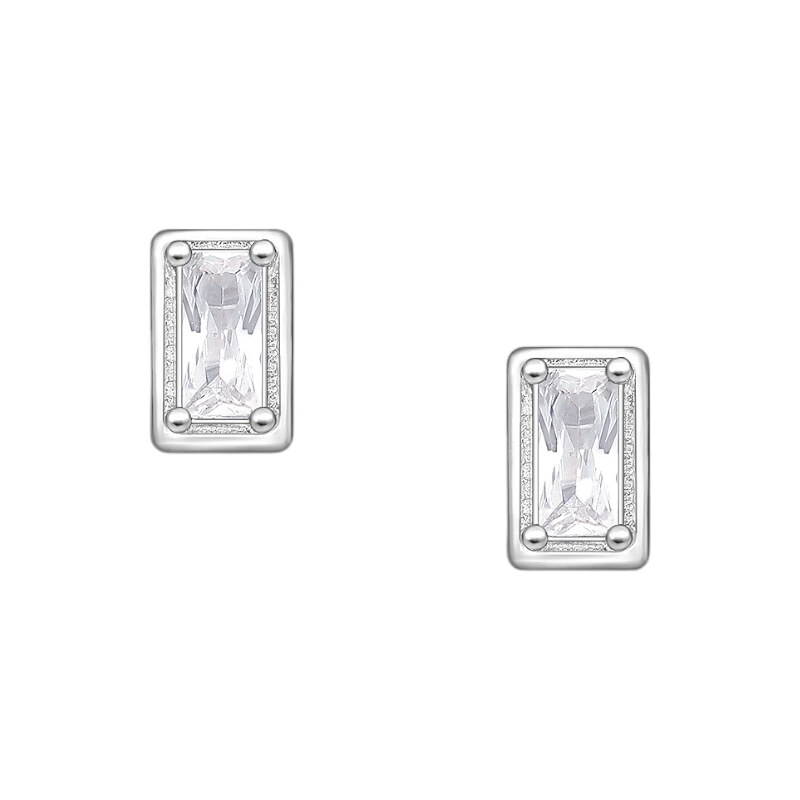 Strieborné náušnice Cyra BIELE 62039968