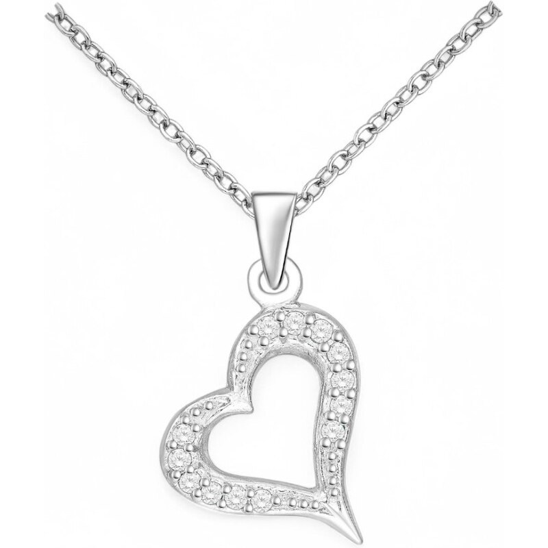 Strieborný prívesok Samira BIELY 62040074