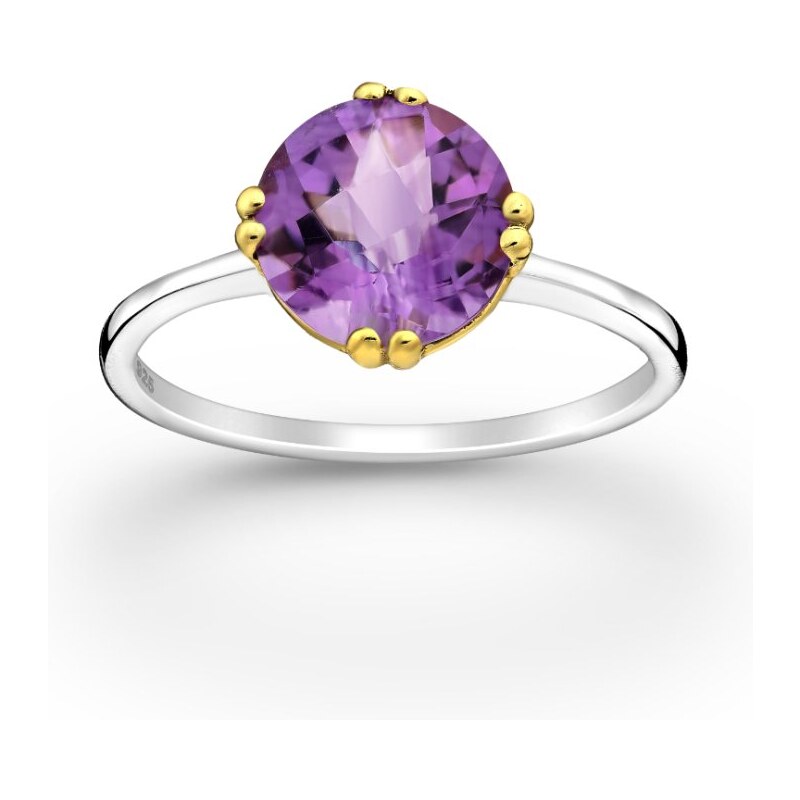 Strieborný prsteň Violet AMETHYST 62040190