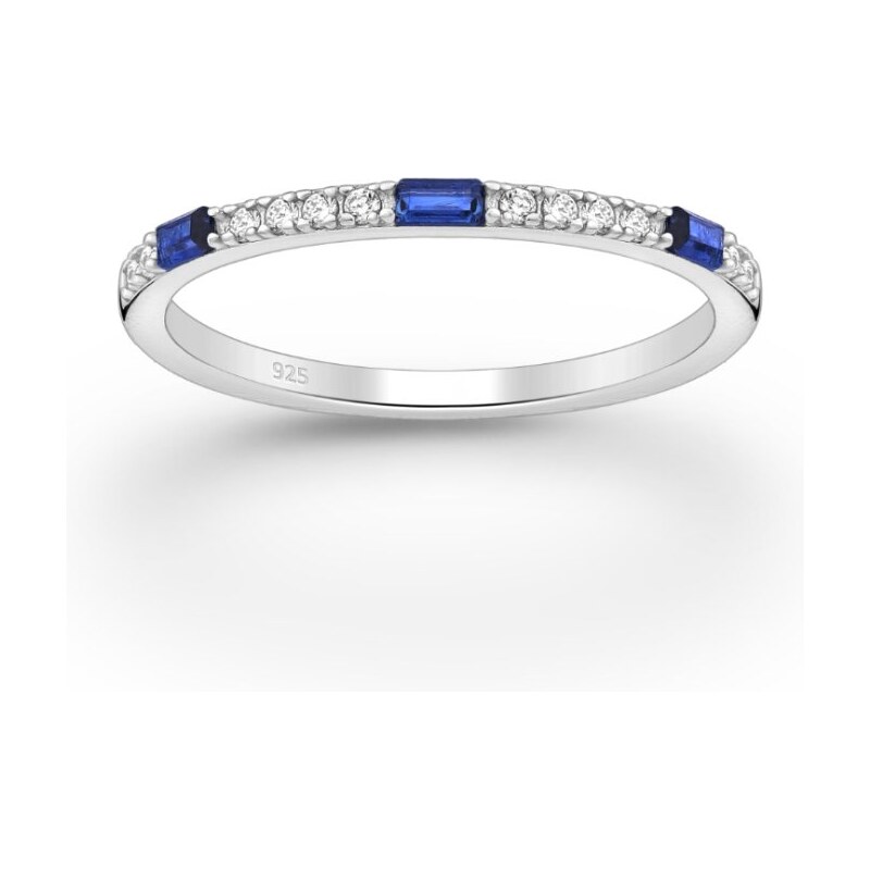 Strieborný prsteň Anastasia MODRÝ 62040207