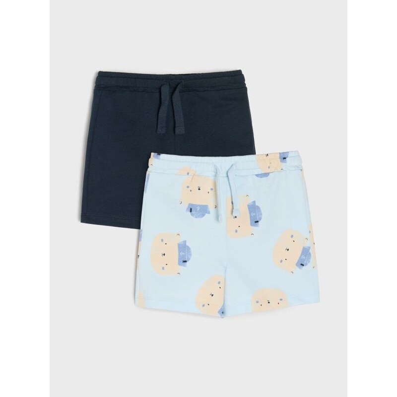 Sinsay - Súprava 2 šortiek - svetlomodrá 65742236