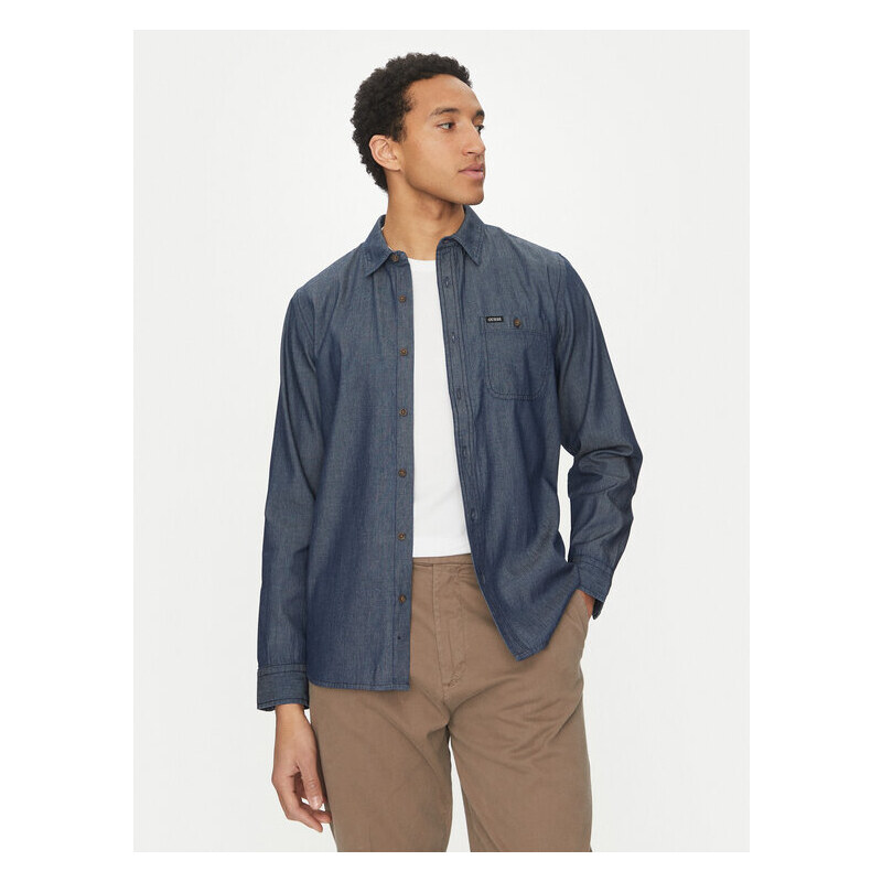 džínsová košeľa Guess 62218206