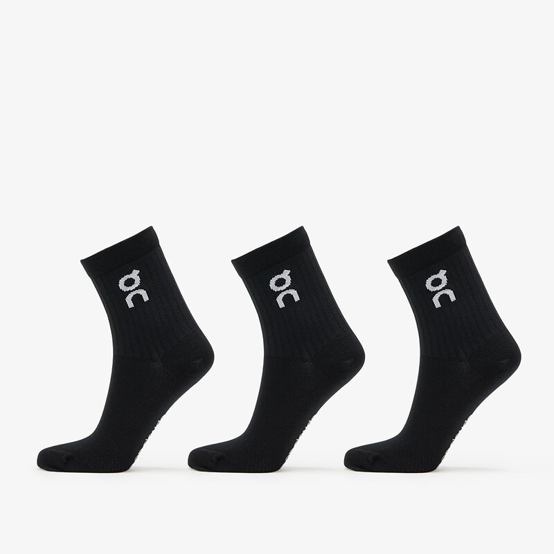 Ponožky On Logo Sock High 3-Pack Black L 62218506