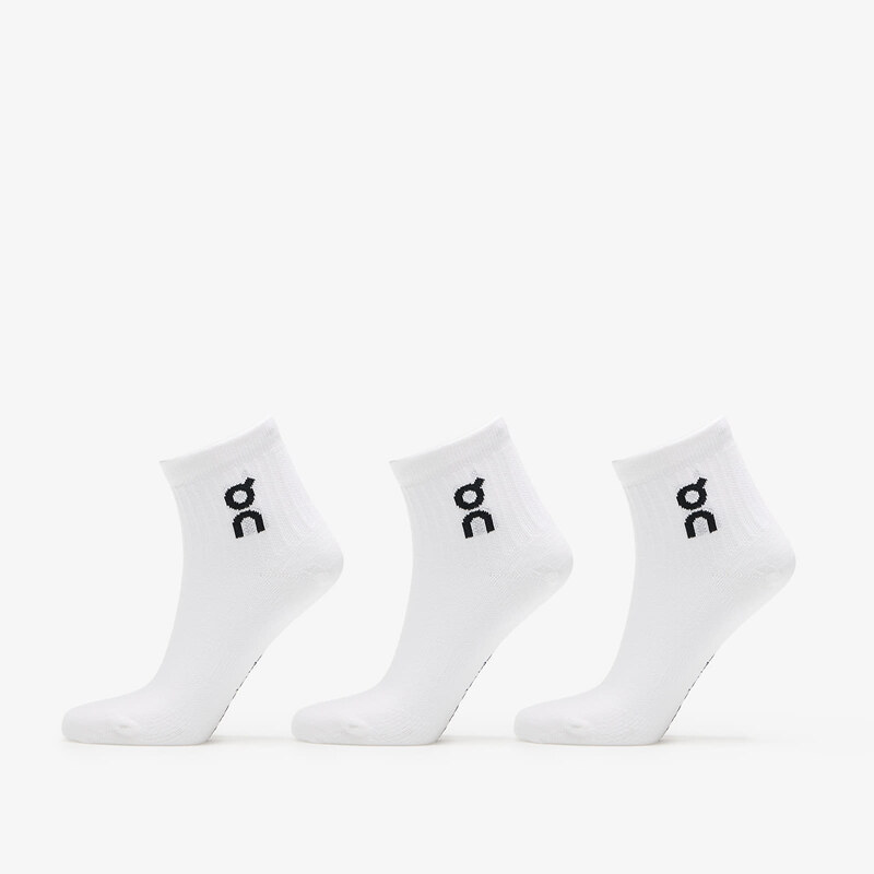 Ponožky On Logo Sock Mid 3-Pack White XS 62218503