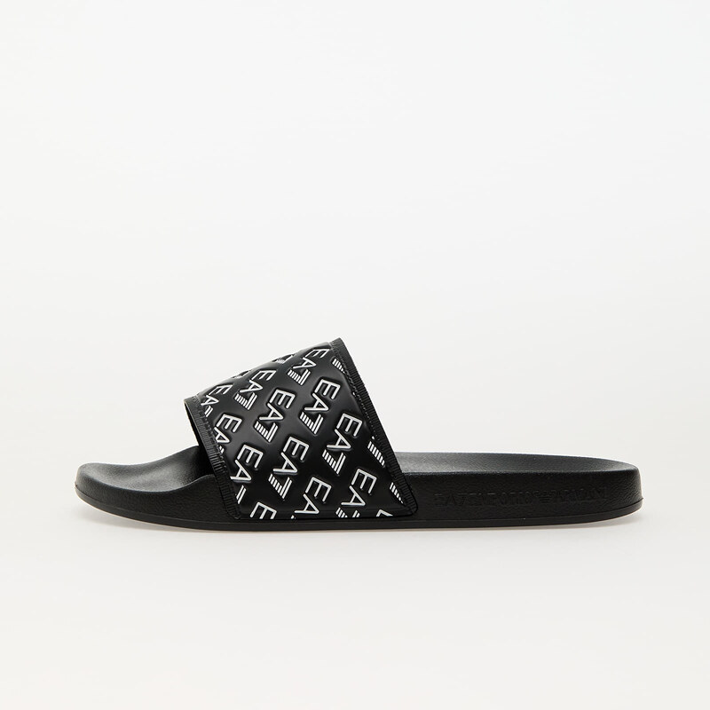 EA7 Emporio Armani Water Sport All Over Slipper U Full Black/White 62218526