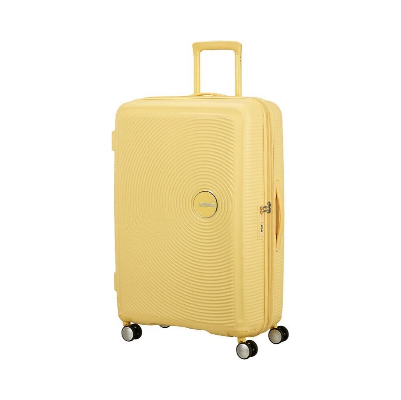 American Tourister SOUNDBOX SPINNER 77 EXP Pastel Yellow 63751886