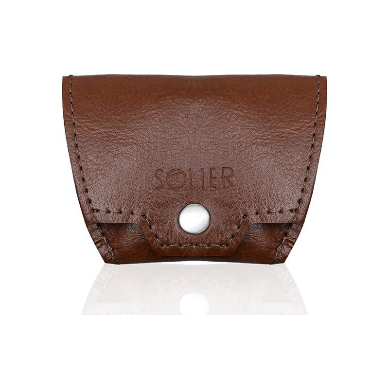 Hnedá peňaženka na mince SOLIER SA10 VINTAGE BROWN 12729630